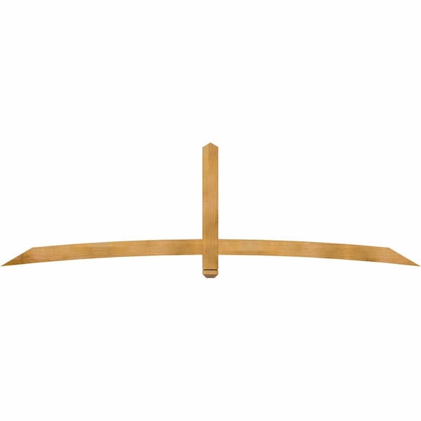 Ekena Millwork Bellingham Timber Gable Bracket, Western Red Cedar, 108"W x 31 1/2"H x 2"D x 4"F, 7/12 Pitch GBW108X31X0204BEL00RWR - main